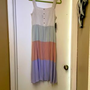NWT linen like summer dress